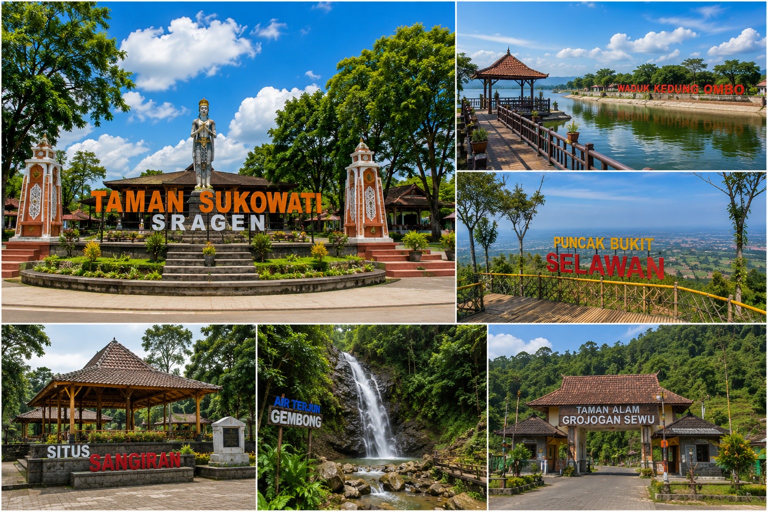 Tempat Wisata Sragen